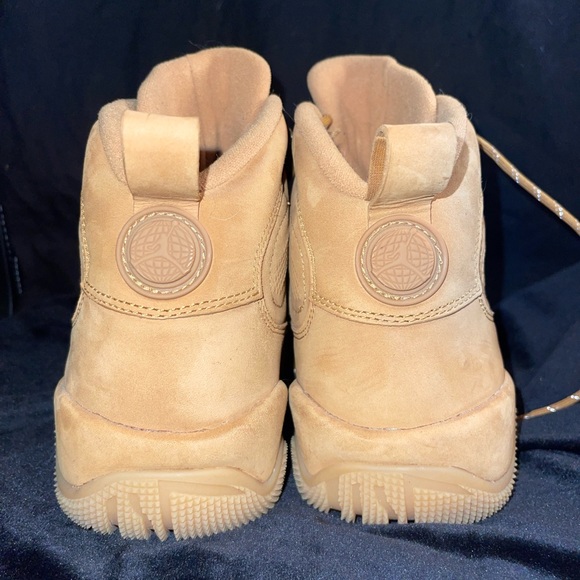 [size 8.5] air jordan 9 retro boot nrg in the color wheat